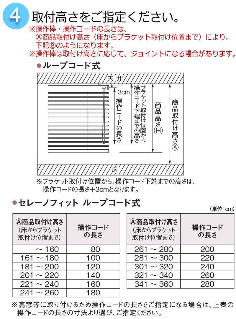 取付高さ