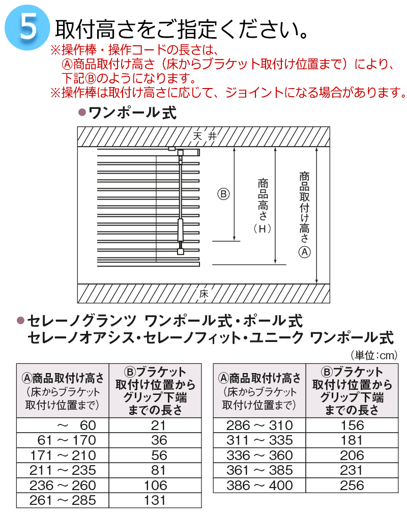 取付高さ